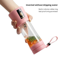 Mini Portable Blender Milkshake Cup With USB Rechargeable 6 Blades Mini Fruit Juice Mixer Shake Take Juice Cup Jack's Clearance