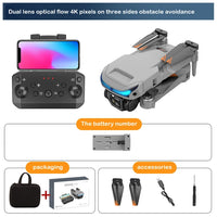 Aerial UAV XT9 high-definition dual lens pixel multi-rotor UAV optical flow fixed high positioning remote control drone - Jack's Clearance