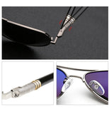 Fashion Aviator Polarized Sunglasses For Men Women Pilot Driving Fishing Metal Sun Glasses Luxury Brand Designer Eyewear UV400