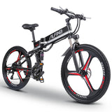 26” Folding Electric Mountain Bike – 250W, Dual Suspension