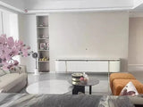 Natural Wood TV Stand Cabinet