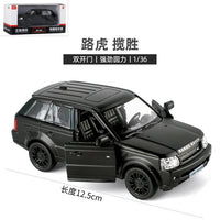 1:36 Diecast Car Models Dark Black Series Exquisite Made Collectible Play Mini Cars 12.5 Cm