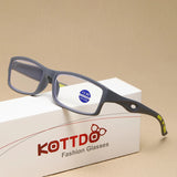 HD Anti Blue Light Reading Glasses – Sport Style Non-Slip Computer Eyewear +1.0~+4.0