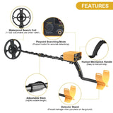 Tanxunzhe TC-200Y Upgrade Metal Detector Underground Wire Iron Metal Gold Detector Adjustable Tracker for Treasure Search New