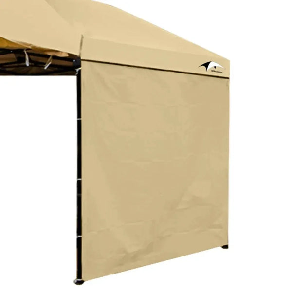 10x10ft Waterproof Khaki Canopy Sidewall for Pop-Up Gazebo