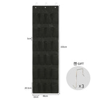 24/28 Large Mesh Pockets Wall Hanging Shoe Organizer Rack Over The Door Fabric Cabinet Closet Sundries Shoe Storage Bag