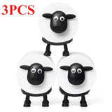 Sheep-Shaped Free-Standing Toilet Paper Holder – Cute Black Sheep Bathroom Decor (1 or 3 Pack)