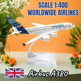 1:400 Scale Diecast Aircraft Model - Boeing & Airbus Airlines from Around the World