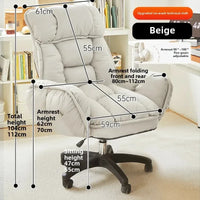 Velvet Kids' Office Chair with Wheels – Comfy Throne for Reading & Study