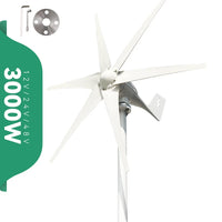 Small Wind Turbine Generator Power 2000w 12v 24v 48v 6 Blades With MPPT/Charge Controller Windmills RV Caravan Yacht Farm For Home Use
