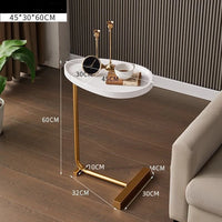 Nordic Side Table Modern Living Room Home Sofa Side Table Hotel Homestay Bedside Side Table Iron Assemble Furniture For Office Jack's Clearance