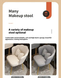 Luxury LED Makeup Vanity – White Dressing Table with Mirror & Storage for Bedroom or Salon