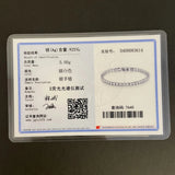 Women’s S925 Sterling Silver Tennis Bracelet – ALIZERO 4mm Zirconia, Elegant Engagement Jewelry