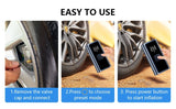 Portable Car Air Pump – 150PSI Wireless & Wired Tire Inflator for Cars, Bikes, Motorcycles & Balls