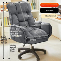 Velvet Kids' Office Chair with Wheels – Comfy Throne for Reading & Study