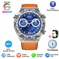 2023 New NFC ECG+PPG Bluetooth Call Smartwatch GPS Tracker Motion Bracelet Fitness For Huawei Watches Ultimate Smart Watch Men