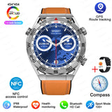 2023 New NFC ECG+PPG Bluetooth Call Smartwatch GPS Tracker Motion Bracelet Fitness For Huawei Watches Ultimate Smart Watch Men