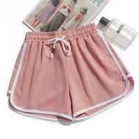 Wide Leg Shorts Sleeping Pants Casual Loose Sports Shorts 2024 Summer Basic Elastic Waist Drawstring Yoga Pants Running Pants