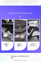 Car Backseat Organizer with Touchscreen Tablet Holder – Storage Pockets & Seat Protector