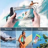 Waterproof Swimming Phone Pouch Universal Case Underwater Dry Bag Compatible with iPhone Samsung Galaxy Pixel Jack's Clearance
