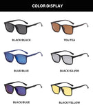 2024 New Men's Business Polarized Sunglasses Square Frame Fashion Sunglasses Outdoor Fishing Driving