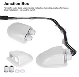 Caravan Solar Car Junction Box Cable Entry Gland Box Roof Wire Entry Cable Connector Holder Dual Hole Automotive Accessories