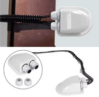 Caravan Solar Car Junction Box Cable Entry Gland Box Roof Wire Entry Cable Connector Holder Dual Hole Automotive Accessories