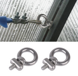 2/4/6/8pcs Stainless Steel Awning Rail Stoppers 6mm Stops Motorhome Campervan Caravan Awning Rail Tarpaulin Stoppers