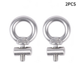 2/4/6/8pcs Stainless Steel Awning Rail Stoppers 6mm Stops Motorhome Campervan Caravan Awning Rail Tarpaulin Stoppers