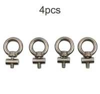 2/4/6/8pcs Stainless Steel Awning Rail Stoppers 6mm Stops Motorhome Campervan Caravan Awning Rail Tarpaulin Stoppers