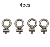 2/4/6/8pcs Stainless Steel Awning Rail Stoppers 6mm Stops Motorhome Campervan Caravan Awning Rail Tarpaulin Stoppers