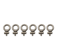 2/4/6/8pcs Stainless Steel Awning Rail Stoppers 6mm Stops Motorhome Campervan Caravan Awning Rail Tarpaulin Stoppers