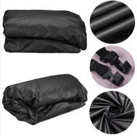 210D Black RV Caravan Motorhome Roof Protective Cover Waterproof Dust-proof Sunshade Anti-UV Motorhome