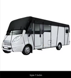 210D Black RV Caravan Motorhome Roof Protective Cover Waterproof Dust-proof Sunshade Anti-UV Motorhome