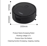 Fully Automatic Sweeping Robot Suction And Sweeping Mop Household Lazy Person Intelligent Three In One Sweeping Machine