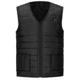 Unisex Heated Vest 9 Area Heating Thermal Jacket USB Electric Heating Vest Men Women Smart Headed Waistcoat for Outdoor Camping