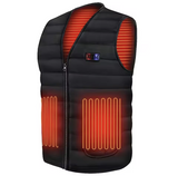 Unisex Heated Vest 9 Area Heating Thermal Jacket USB Electric Heating Vest Men Women Smart Headed Waistcoat for Outdoor Camping