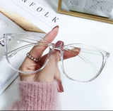 New Large Frame Anti Blue Light Eyeglass Frame Reading Glasses Fresh And Simple Style