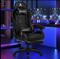 ALFORDSON Gaming Office Chair Racing Massage Leather Computer Seat Footrest Jack's Clearance