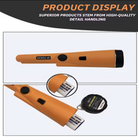 Handheld Metal Detector GP-pointer Pinpointing For Treasure Search Positioning Rod Waterproof Detecting With Bracelet LED Lights