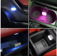 2PCS Magnetic Touch Light Car Roof Magnet Ceiling Led Camper Car Interior Lighting USB Charging Touch Activated LED Lights