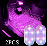 2PCS Magnetic Touch Light Car Roof Magnet Ceiling Led Camper Car Interior Lighting USB Charging Touch Activated LED Lights