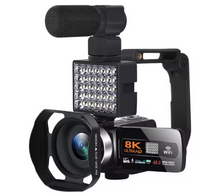 HDR 8K Digital Video Camera Night Vision 48MP WIFI Webcam Camcorder for Live Streaming