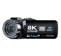 HDR 8K Digital Video Camera Night Vision 48MP WIFI Webcam Camcorder for Live Streaming
