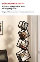 Rotating Bookshelf Organizer – Stylish Storage for Books & Magazines
