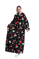Oversized Wearable Blanket Cozy Warm Hoodie for Adults Soft Sweatshirt for Gifts One Size Fits All