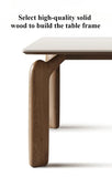 Modern Marble Dining Table – Low Square Island Design for Meetings & Home
