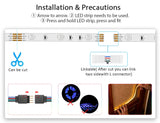 RGB LED Strip Lights 5050 – 1M-30M Color Changing with Music Sync (16 Million Colors)