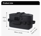 Outdoor Camping Gas Tank & Tool Storage Bag – Large Capacity Gear Organizer
