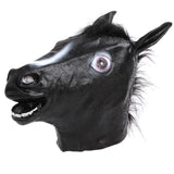 Halloween Mask Ball Cosplay Latex Horse Head Mask Animal Head Set Horse Mask Dog Horse Jun Horse Mask